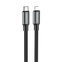 USB кабель Borofone BX82 Bountiful PD Type-C+ Lighting длина 1 метр (Черный)
