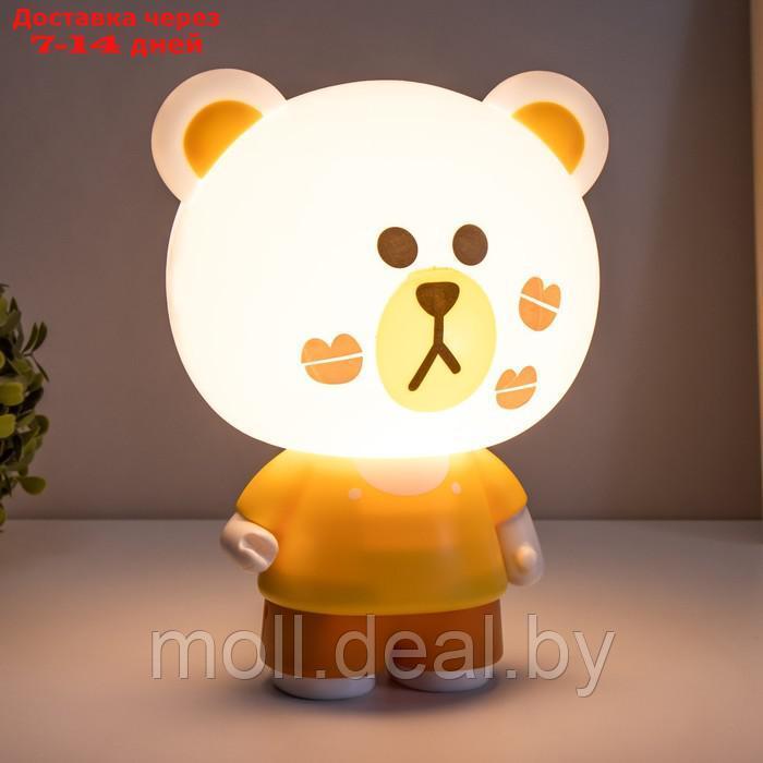 Настольная лампа Мишки E14 15Вт бело-желтый 10х15х19,5 см - фото 2 - id-p198971761