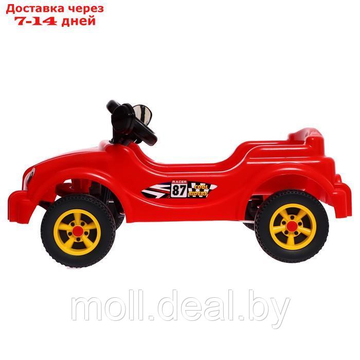 Машина-каталка педальная Cool Riders, с клаксоном, цвет красный 2887_Red - фото 2 - id-p198972771
