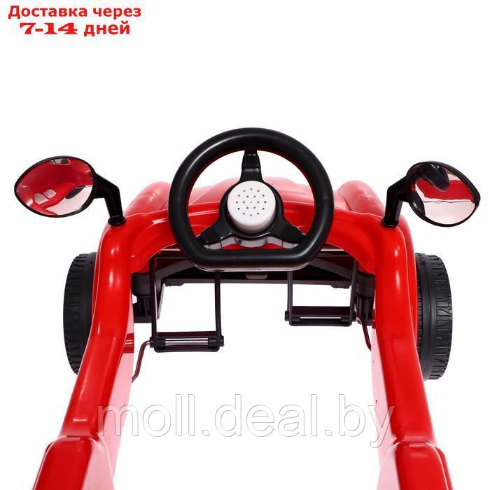 Машина-каталка педальная Cool Riders, с клаксоном, цвет красный 2887_Red - фото 4 - id-p198972771