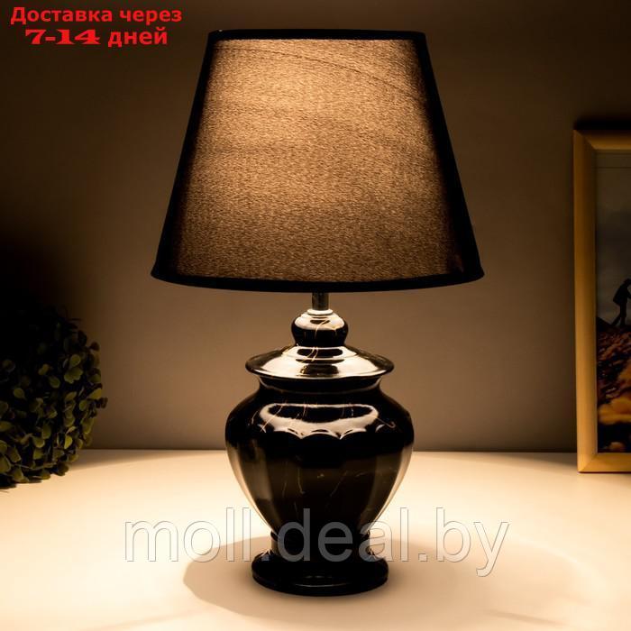 Настольная лампа "Версалия" E27 40Вт черный 25х25х40 см - фото 3 - id-p198971020