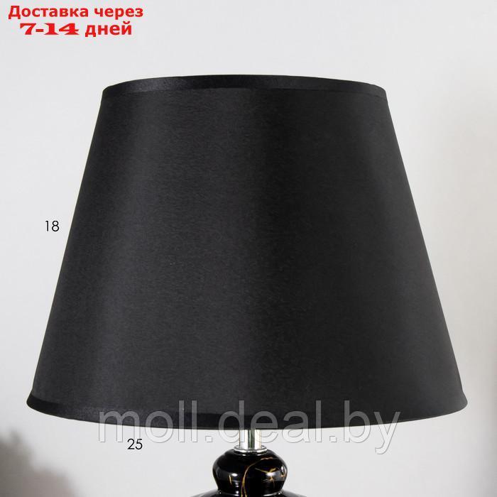 Настольная лампа "Версалия" E27 40Вт черный 25х25х40 см - фото 5 - id-p198971020