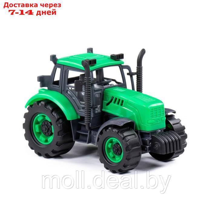 Трактор "Прогресс" инерционный, цвет зелёный 94162 - фото 6 - id-p198972138