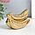 Сувенир керамика "Связка бананов" золото 9х17х7,5 см, фото 3