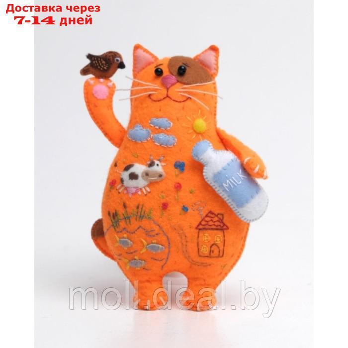 Набор для создания игрушки из фетра+раскраска"Молочный Кот" ПХИ-1703 - фото 1 - id-p198971498