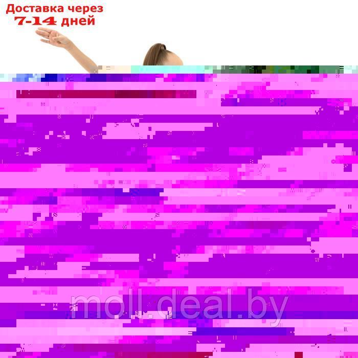 Купальник гимнастический без рукавов, с шортами, лайкра, цвет фиолетовый, размер 40 - фото 4 - id-p198968897