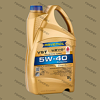 RAVENOL VOLLSYNTH TURBO VST SAE 5w40 - 5 литров ПАО Синтетическое моторное масло Бензиновое-Дизельное