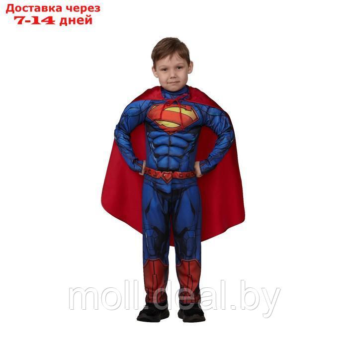 Карнавальный костюм "Супермэн" с мускулами Warner Brothers р.104-52 - фото 1 - id-p198973593
