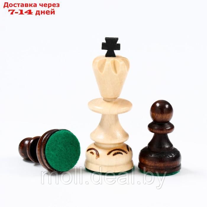Шахматы "Жемчуг", 28 х 28 см, король h=6.5 см, пешка h-3 см - фото 4 - id-p198973604