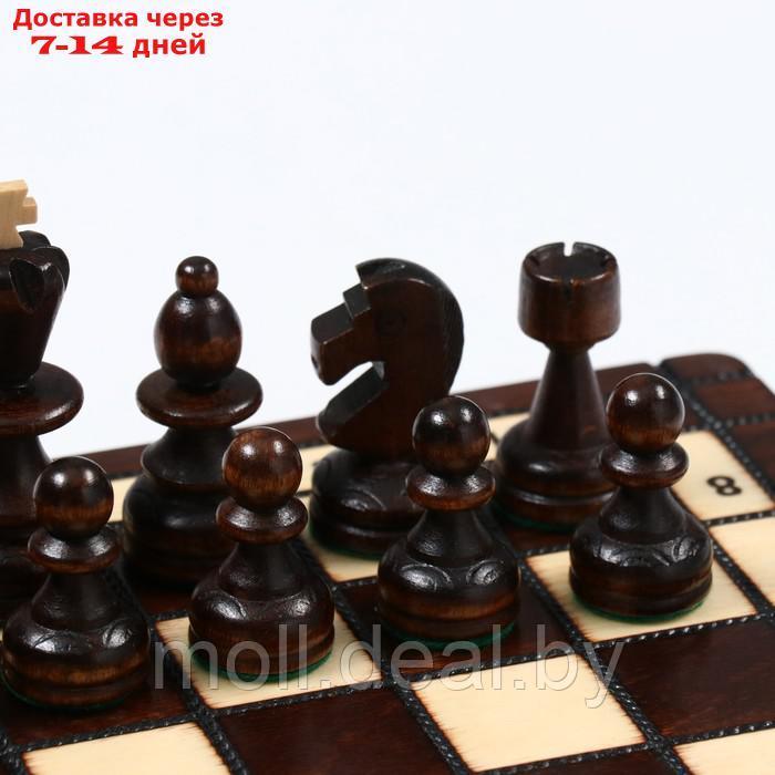 Шахматы "Жемчуг", 28 х 28 см, король h=6.5 см, пешка h-3 см - фото 5 - id-p198973604