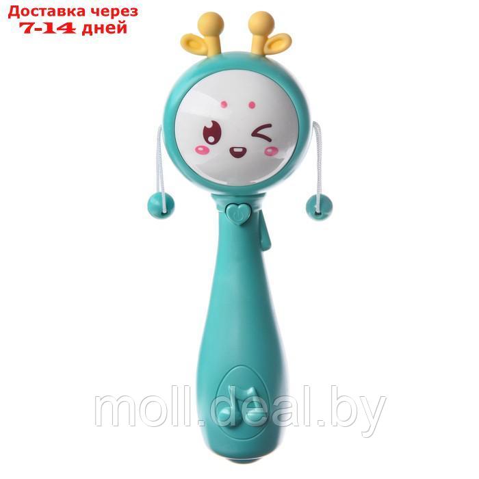 Развивающая игрушка - погремушка "Барабанчик", музыкальная, цвет МИКС - фото 5 - id-p198972645