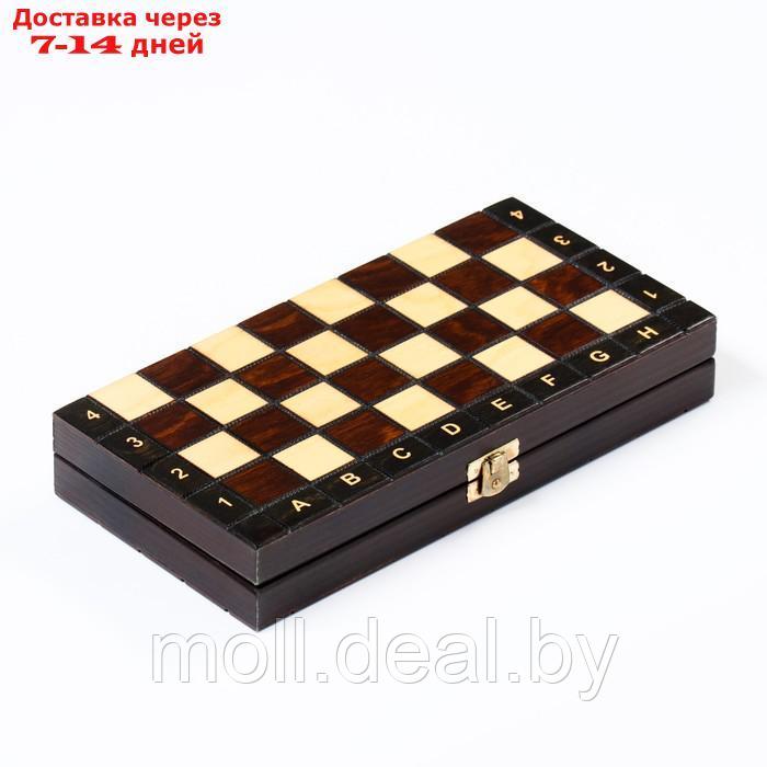 Шахматы ручной работы, 27 х 27 см, король h=6 см. пешка h-2.5 см - фото 6 - id-p198973609