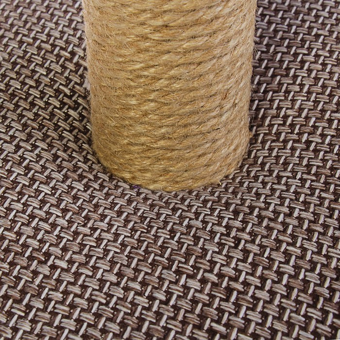 Когтеточка-столбик "Лофт", джут, 50 см микс цветов - фото 3 - id-p199093019