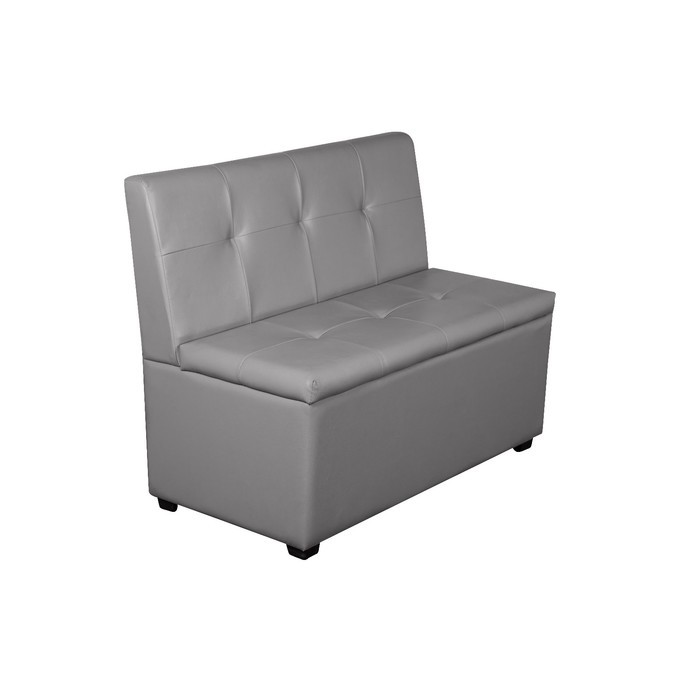 Кухонный диван "Уют-1", 1000x550x830, серый - фото 1 - id-p199106379