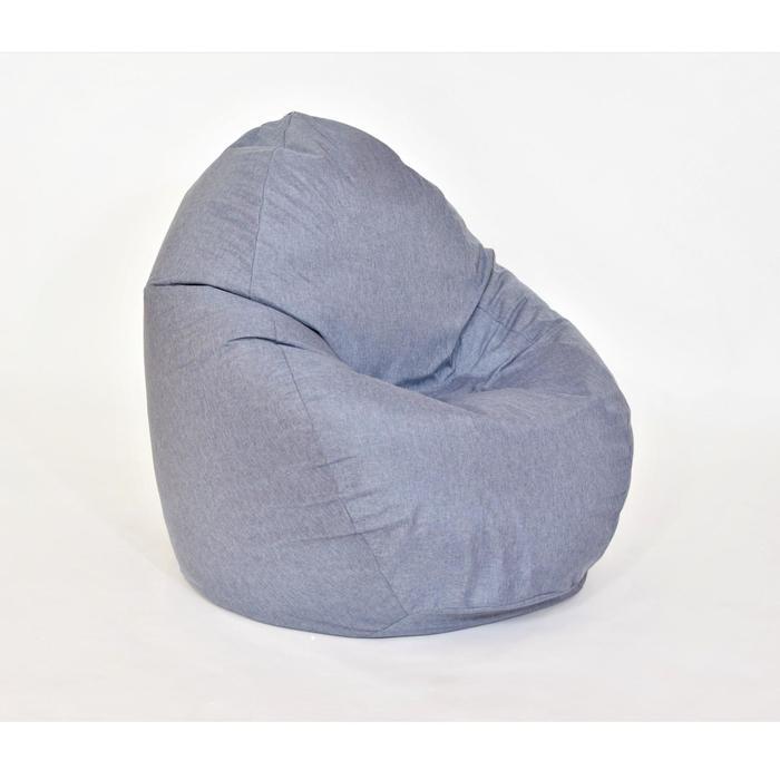 Кресло-мешок «Макси», диаметр 100 см, высота 150 см, цвет серый - фото 3 - id-p199119999