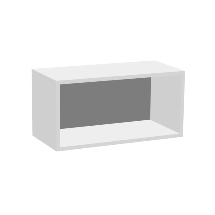Шкаф к вытяжке, 600 × 300 × 296 мм, цвет белый/венге - фото 2 - id-p199106542
