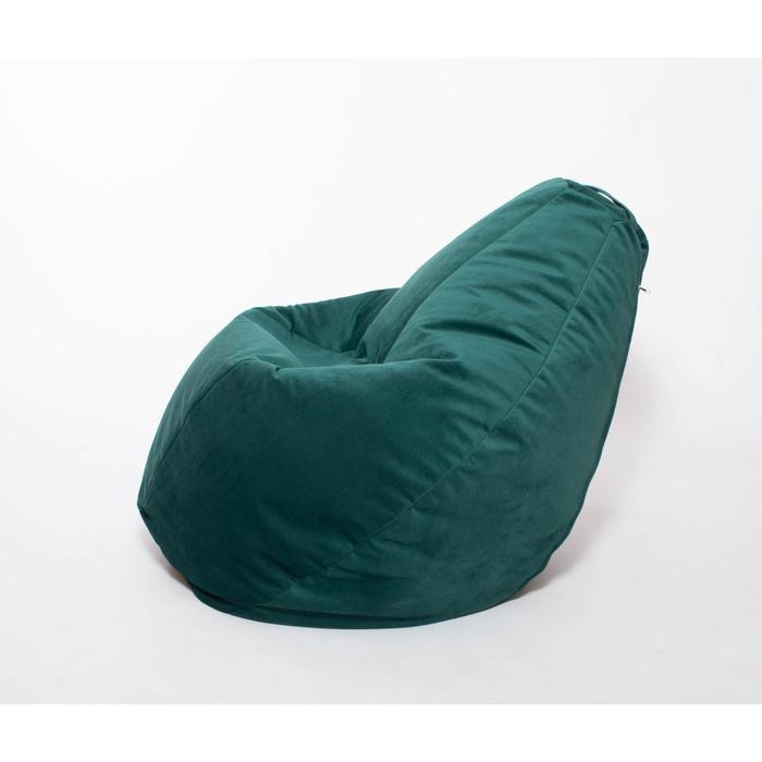 Кресло-мешок «Груша» среднее, диаметр 75 см, высота 120 см, цвет изумруд - фото 2 - id-p199120064
