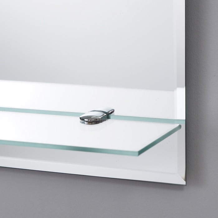 Зеркало настенное "Модерн-Люкс" 50х68,7 см, с полочкой - фото 2 - id-p199094866
