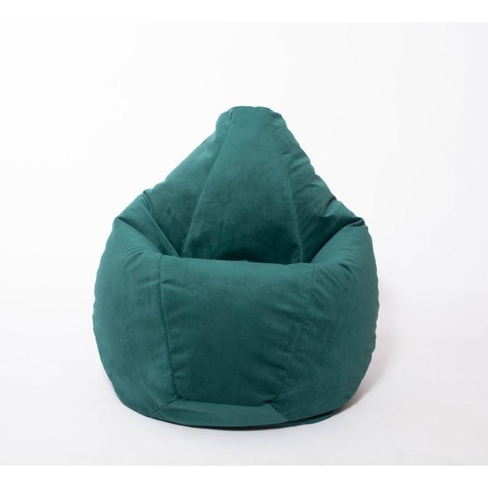 Кресло-мешок «Груша» большое, диаметр 90 см, высота 135 см, цвет изумруд - фото 1 - id-p199120161