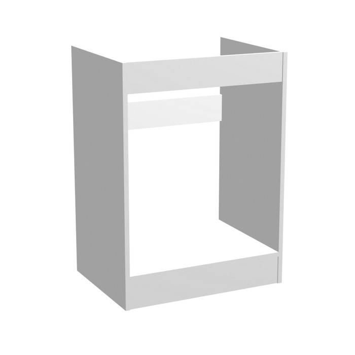 Стол под накладную мойку, 600 × 462 × 820 мм, цвет белый / венге - фото 2 - id-p199106712