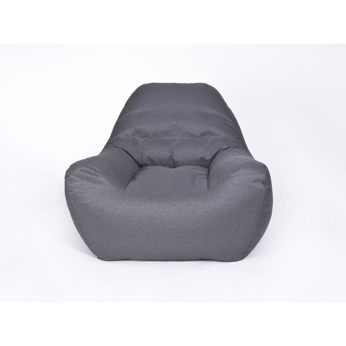 Кресло бескаркасное «Эдем», цвет тёмно - серый, рогожка - фото 2 - id-p199120241