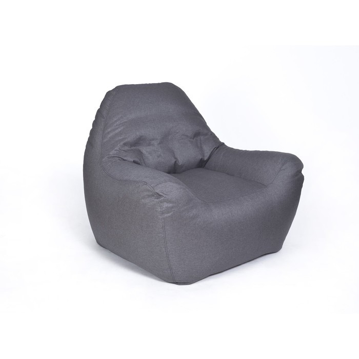 Кресло бескаркасное «Эдем», цвет тёмно - серый, рогожка - фото 6 - id-p199120241