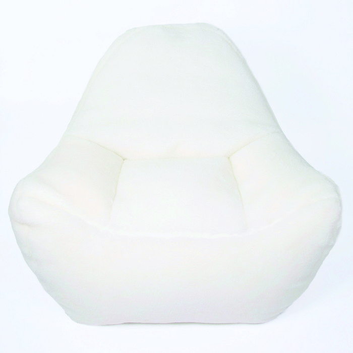 Кресло бескаркасное «Эдем», длина 90 см, ширина 100 см, высота 90 см, цвет молочный - фото 1 - id-p199120246