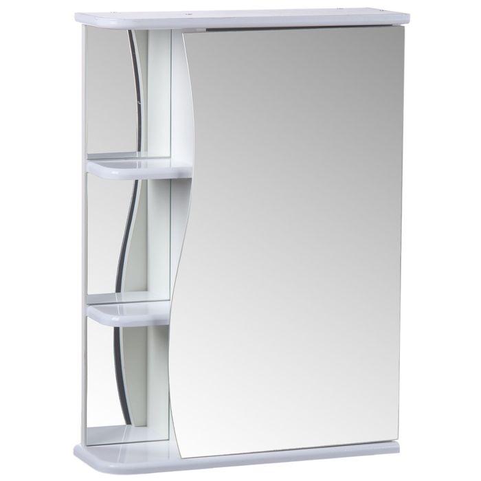 Зеркало-шкаф "Тура" З.01-5501, с тремя полками, 55 х 15,4 х 70 см - фото 1 - id-p199097812