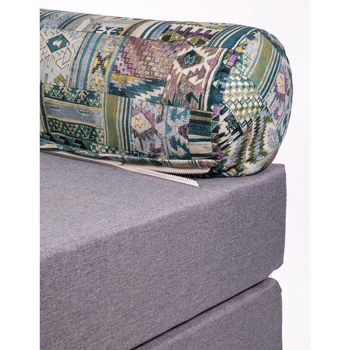 Кресло-кровать «Прайм» с матрасиком, размер 75×100 см, цвет оливковый, рогожка, велюр - фото 6 - id-p199120263
