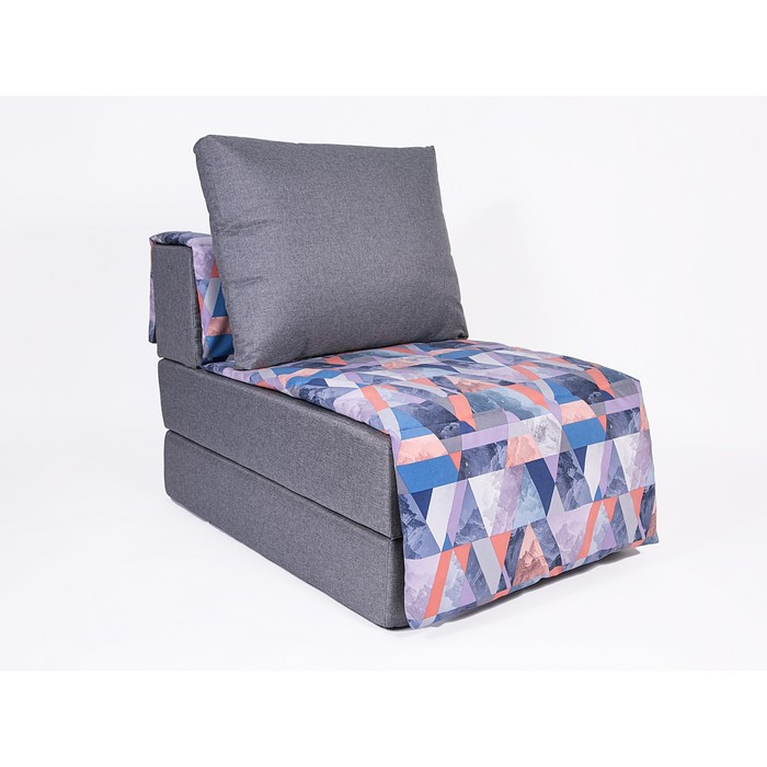 Кресло-кровать «Харви» с накидкой-матрасиком, размер 75×100 см, цвет серый, деним - фото 1 - id-p199120273