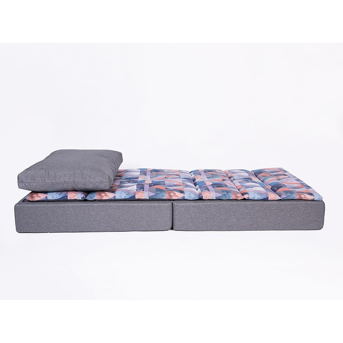 Кресло-кровать «Харви» с накидкой-матрасиком, размер 75×100 см, цвет серый, деним - фото 4 - id-p199120273