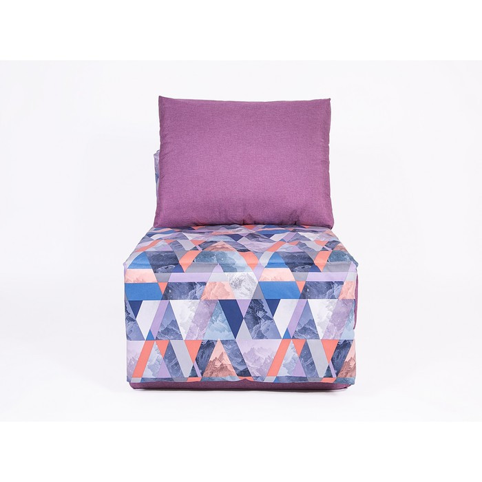 Кресло-кровать «Харви» с накидкой-матрасиком, размер 75×100 см, цвет сиреневый, деним - фото 2 - id-p199120276