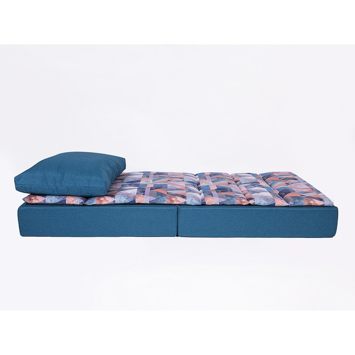 Кресло-кровать «Харви» с накидкой-матрасиком, размер 75×100 см, цвет морской, деним - фото 4 - id-p199120277