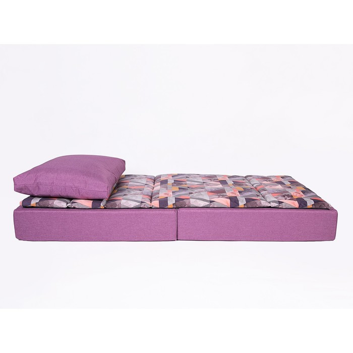Кресло-кровать «Харви» с накидкой-матрасиком, размер 75×100 см, цвет сиреневый, манговый - фото 4 - id-p199120280