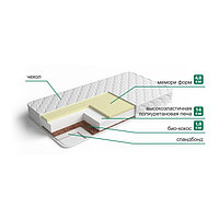 Матрас « Мемори 2» , размер 80х200 см, высота 20 см, трикотаж