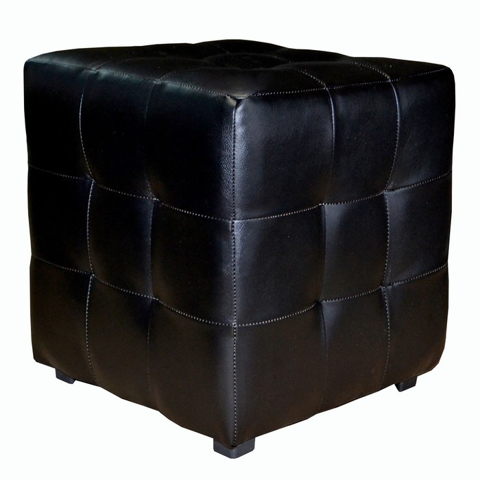 Пуф «Куб» чёрный - фото 1 - id-p199119602