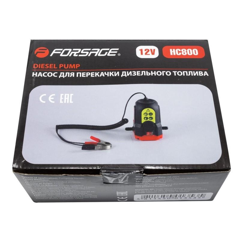 Насос для перекачки масла(12V, 60W, 70dB, max t работы-30мин, 0.2-1.5 л/мин) Forsage F-HC800 - фото 5 - id-p199154067