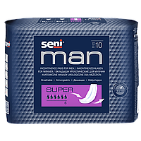 УРОЛОГИЧЕСКИЕ ВКЛАДЫШИ ДЛЯ МУЖЧИН SENI MAN SUPER 10 шт