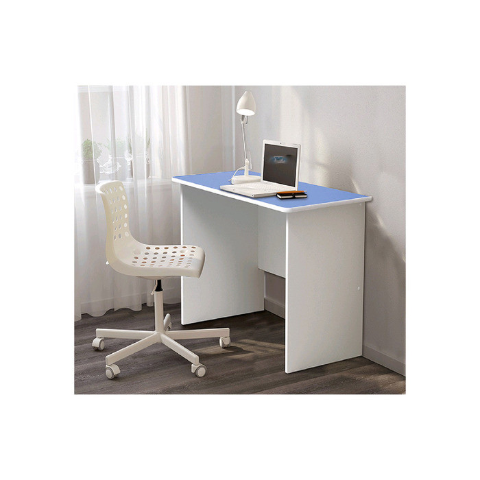 Стол компьютерный №8, 1000 × 600 × 770 мм, лдсп, цвет белый / синий - фото 1 - id-p199104947
