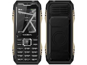 Кнопочный мобильный телефон на 2 sim teXet TM-D424 черный
