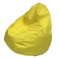 Кресло-мешок «Юниор», ширина 75 см, высота 100 см, цвет жёлтый, плащёвка