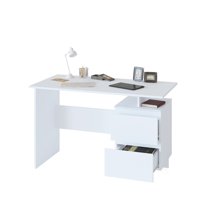 Стол письменный «СПм-19», 1200 × 600 × 744 мм, цвет белый - фото 2 - id-p199096231