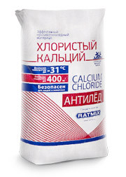 Хлористый кальций Анти-гололедный реагент "RADMIX Premium power " -30с 25кг.