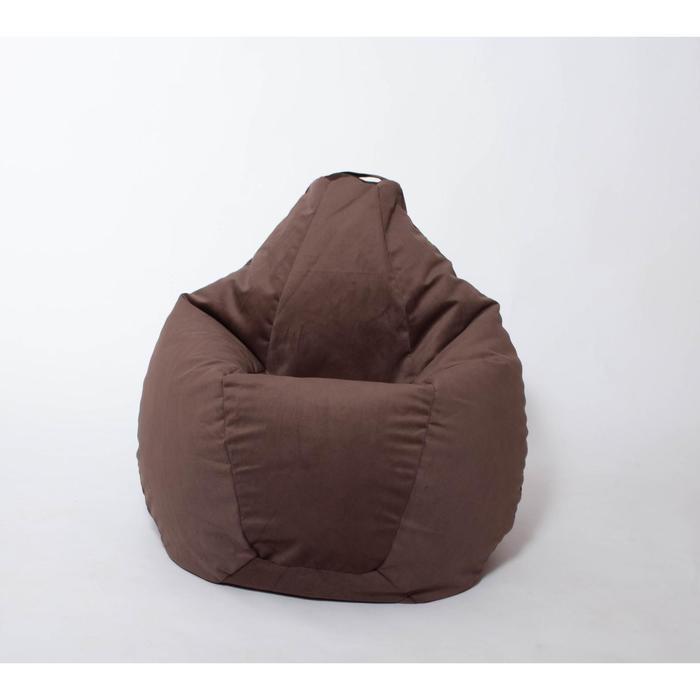 Кресло-мешок «Груша» малое, диаметр 70 см, высота 90 см, цвет шоколад - фото 1 - id-p199119975