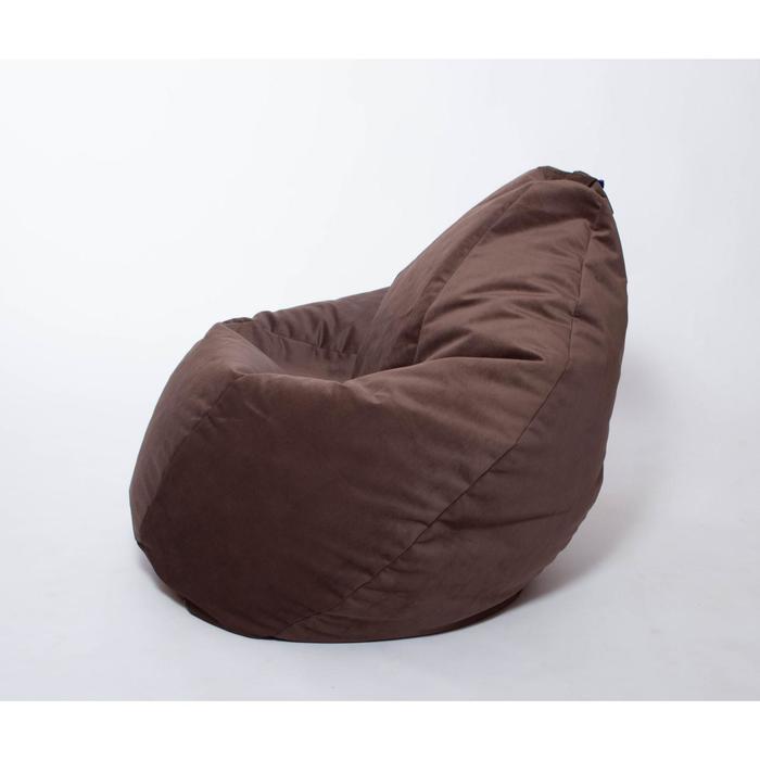 Кресло-мешок «Груша» малое, диаметр 70 см, высота 90 см, цвет шоколад - фото 2 - id-p199119975
