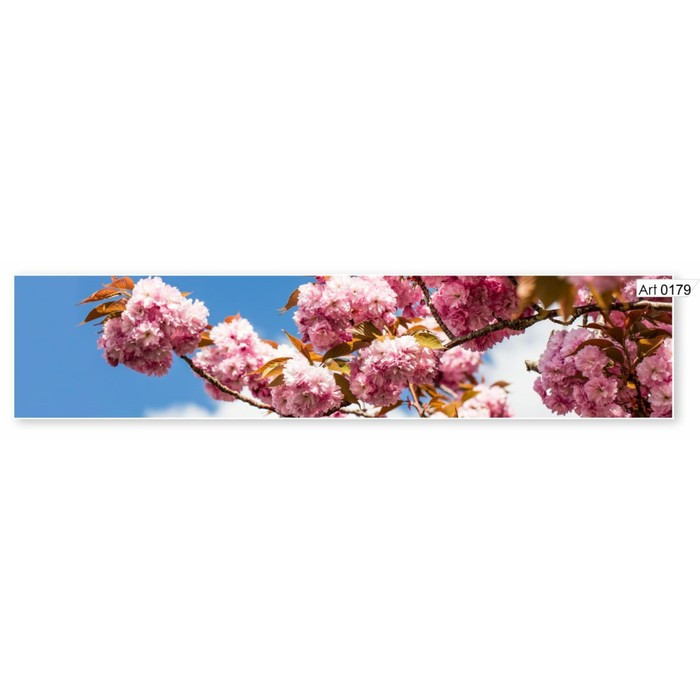 Фартук кухонный МДФ PANDA Разноцветные тюльпаны, 0179 - фото 1 - id-p199108226