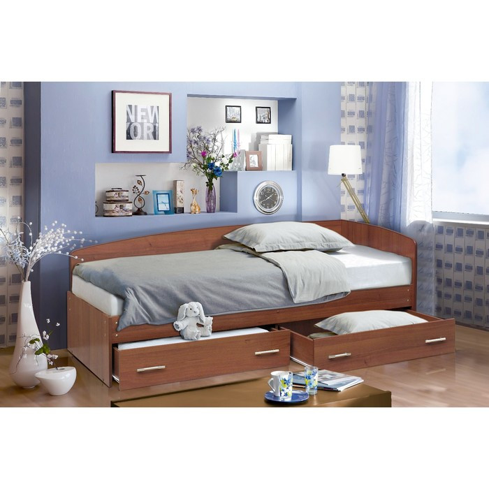 Кровать «Софа №2», 800 × 1900 мм, цвет итальянский орех - фото 1 - id-p199104306