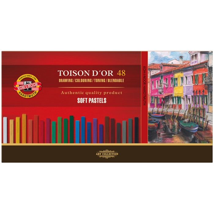 Пастель сухая художественная 48 цветов, Soft Koh-I-Noor TOISON D`OR 8586 - фото 1 - id-p199130532