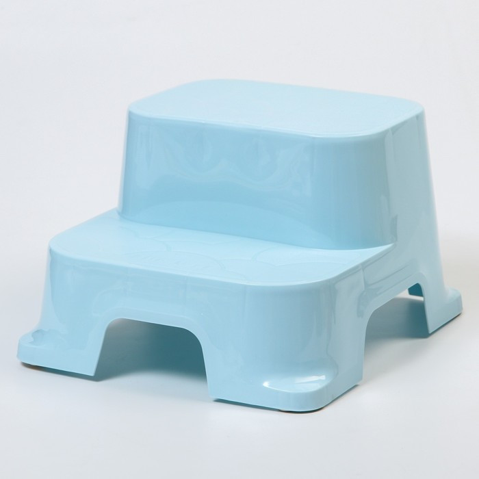 Табурет-подставка детский, цвет светло-голубой - фото 1 - id-p199124651