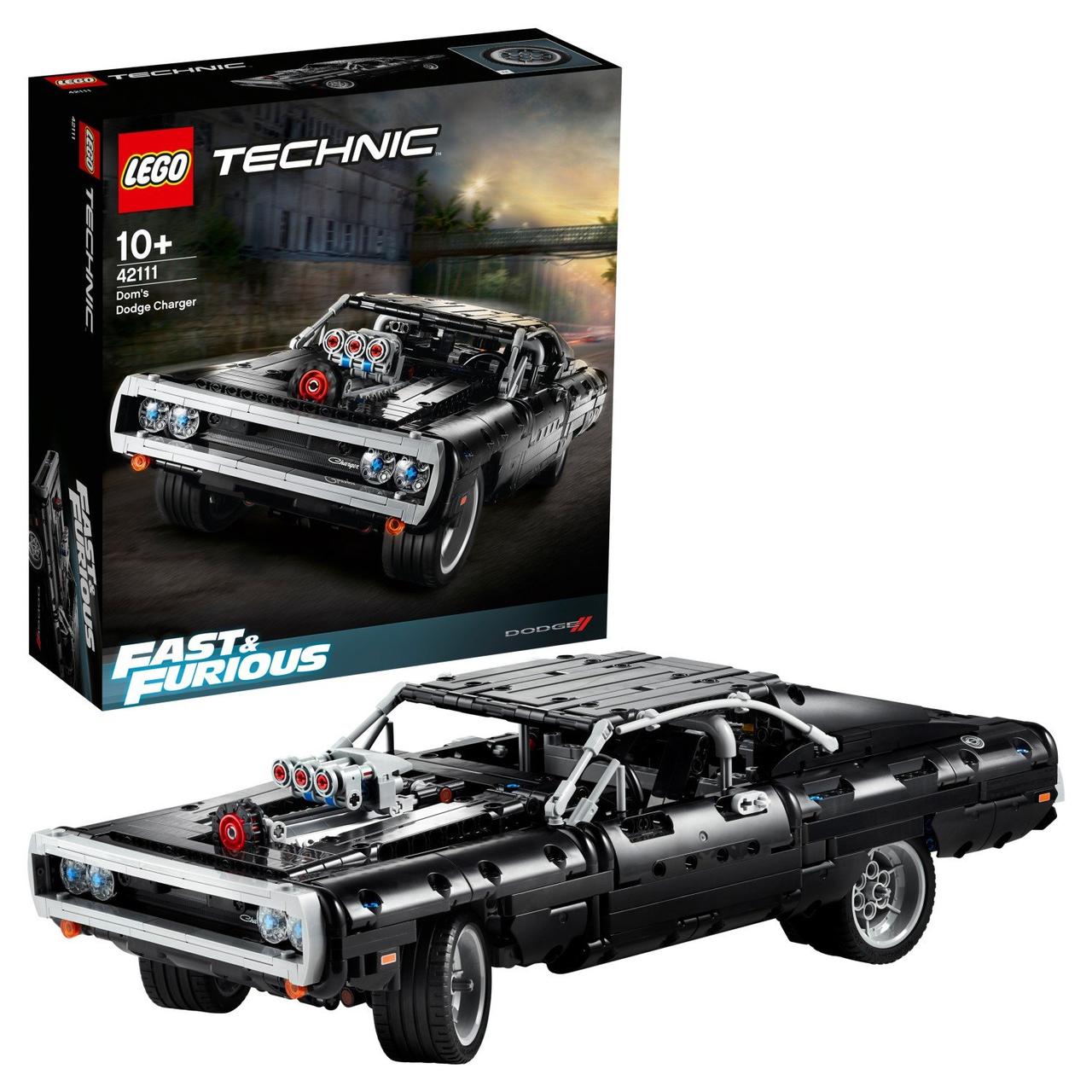 Lego Конструктор LEGO Technic Dodge Charger Доминика Торетто 42111